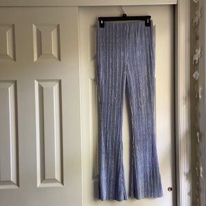 URBAN OUTFITTERS HIGH WAISTED BLUE CORDUROY PANTS